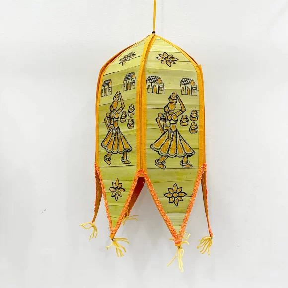 Applique & Palm Leaf Lampshade (Pack of 2) - Image 2