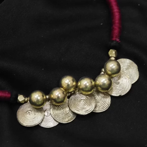 Tribal Jewellery Necklace With Earrings - Image 2