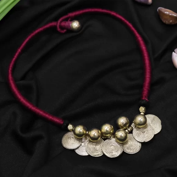 Tribal Jewellery Necklace With Earrings - Image 3
