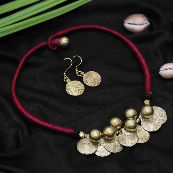 Tribal Jewellery Necklace With Earrings